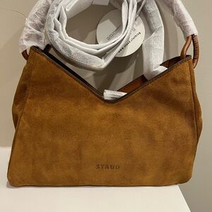Staud Tan Suede Women's Bag